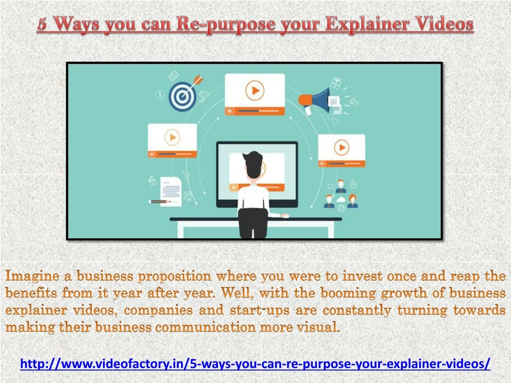 5 ways you can re purpose your explainer videos