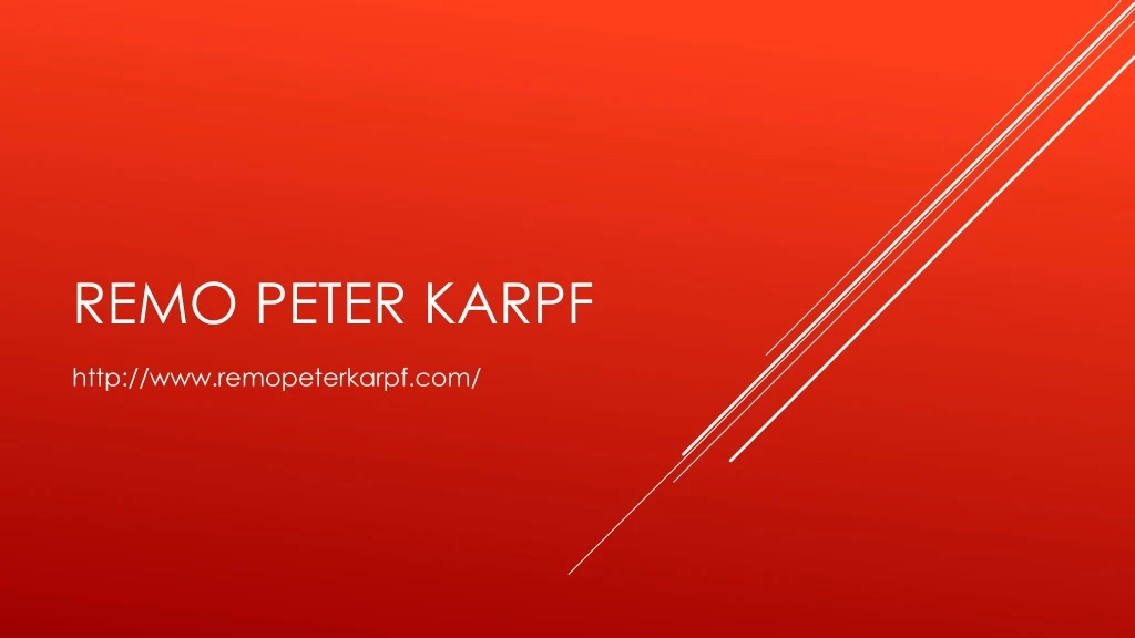 remo peter karpf