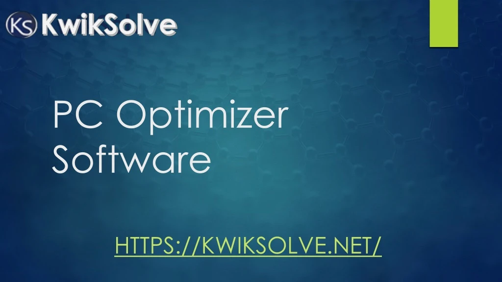 pc optimizer software