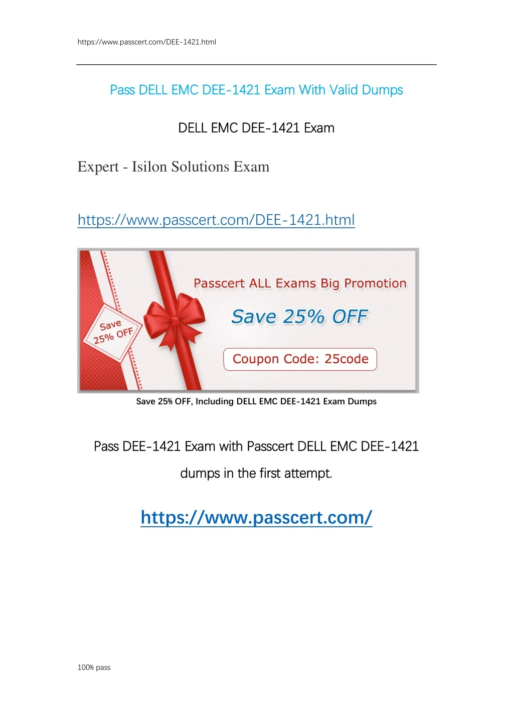 https www passcert com dee 1421 html