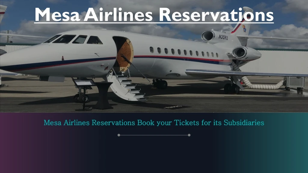 mesa airlines reservations