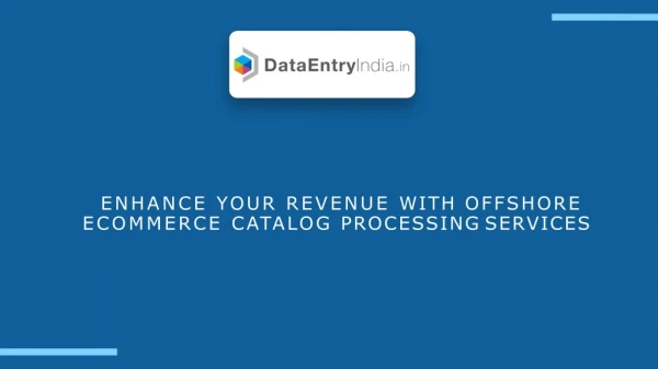 eCommerce Catalog Processing Service