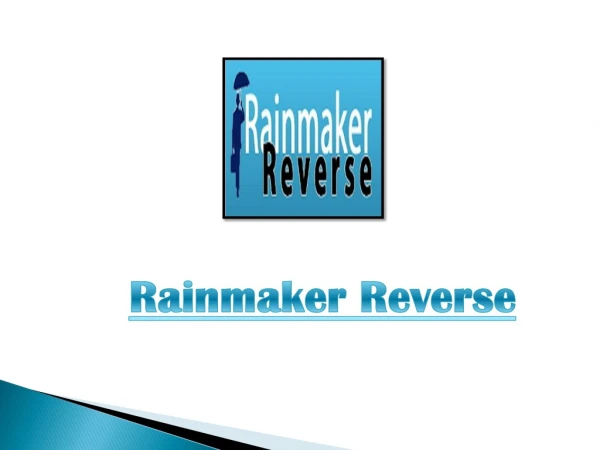 #1 California reverse mortgage company - Rainmakerreverse.com