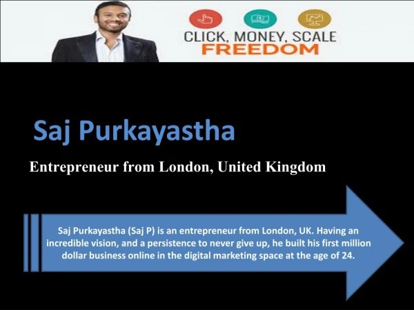 Saj Purkayastha is a Popular Name in Digital Marketing