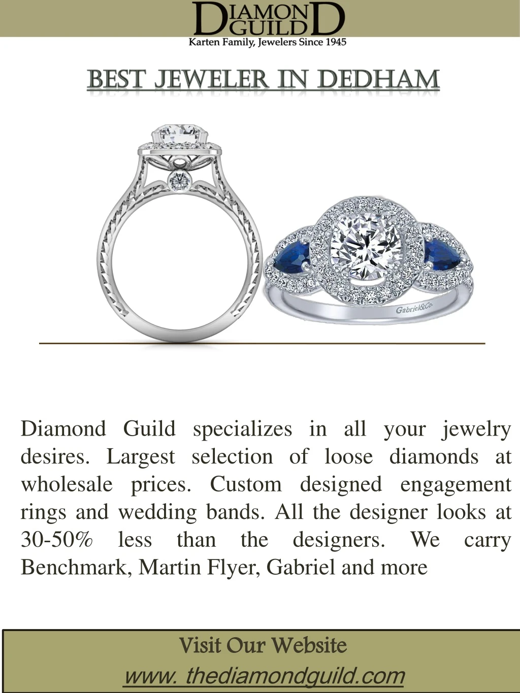 best jeweler in dedham
