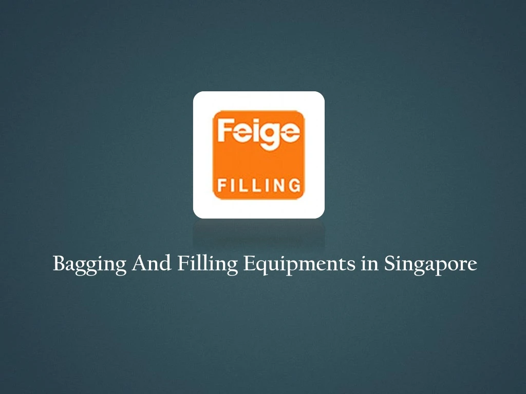 bagging and filling equipments in singapore