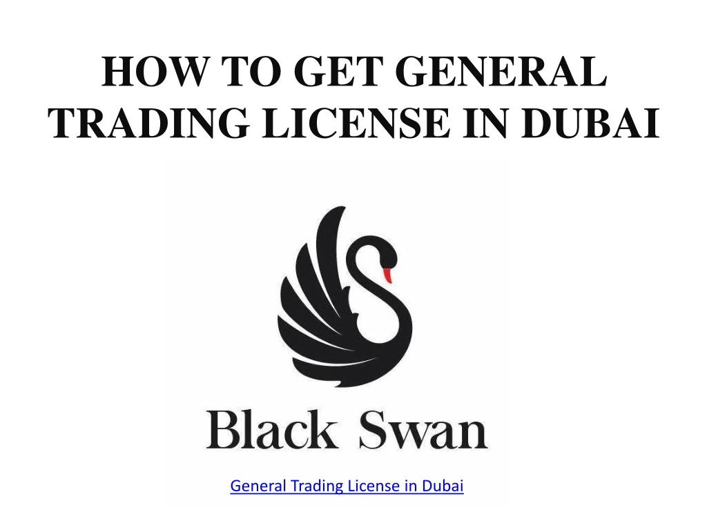 how to get general trading license in dubai