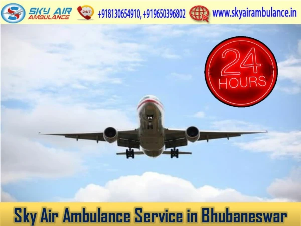 Choose Air Ambulance in Bhubaneswar with Supportive Medical Service