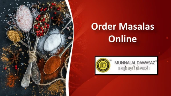Buy Fresh and Quality Spices Online,Buy Spices Online at Wholesale Prices - Munnalal Dawasaz