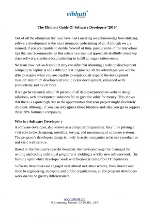 The Importance of Hiring a Custom Software Development Company - slide 1