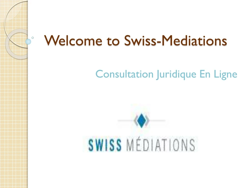 welcome to swiss mediations