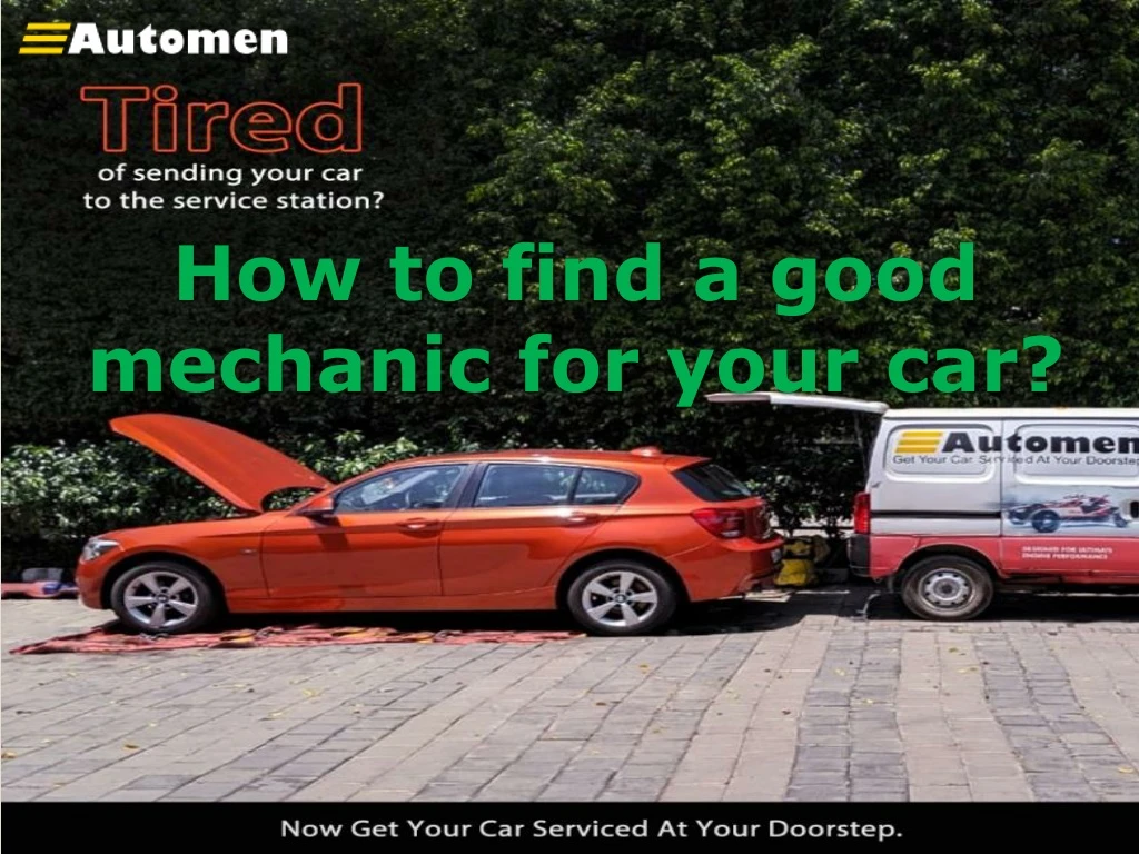 how to find a good mechanic for your car