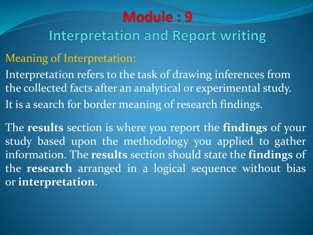 meaning of interpretation interpretation refers