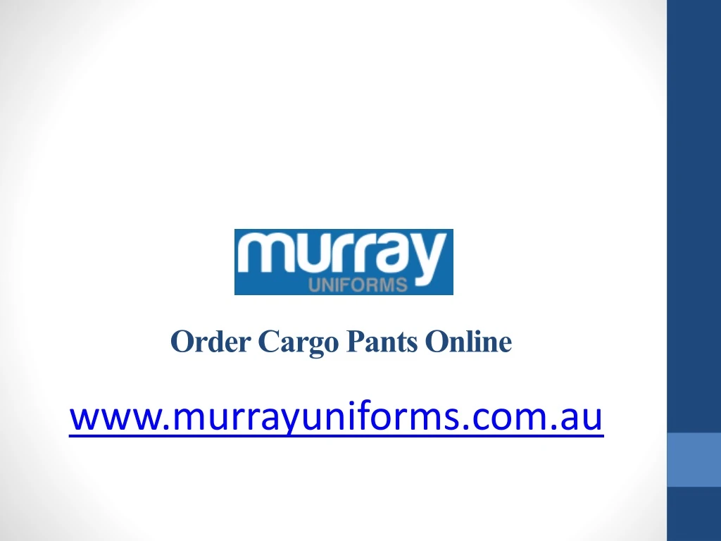 order cargo pants online