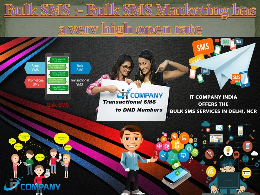 bulk sms bulk sms marketing has a very high open rate