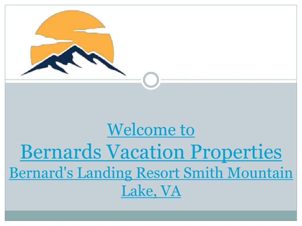 welcome to bernards vacation properties bernard s landing resort smith mountain lake va