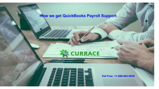 How QuickBooks payroll support work? - slide 1