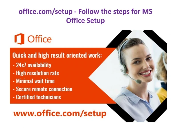office.com/setup - Follow the steps for MS Office Setup