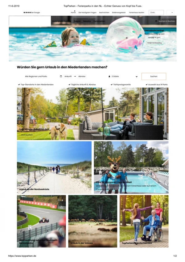 TopParken - Ferienparks in den NL