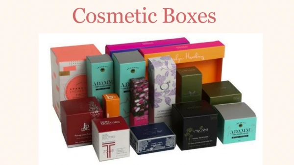 Cosmetic Boxes by iCustomBoxes