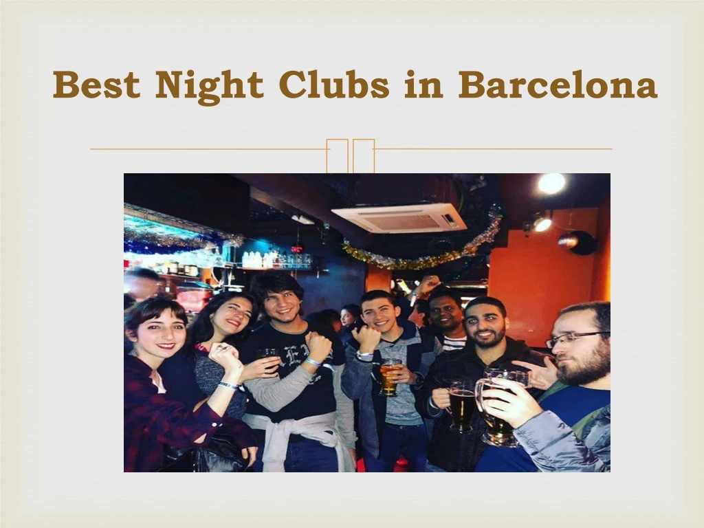 best night clubs in barcelona