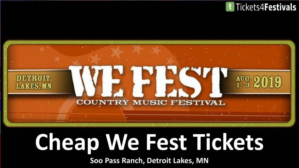 cheap we fest tickets soo pass ranch detroit