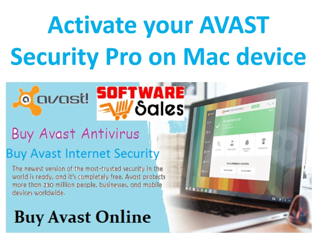 activate your avast security pro on mac device