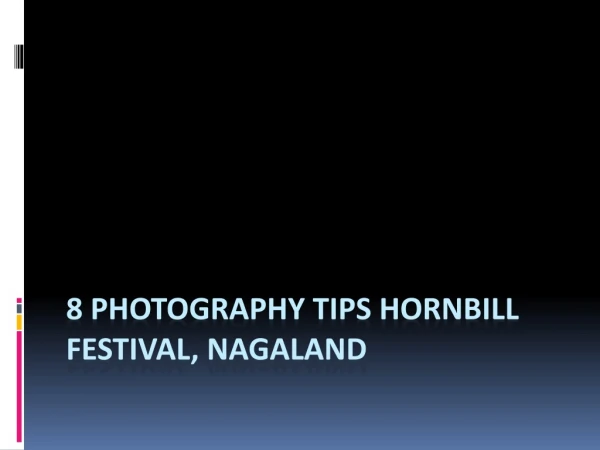 8 Photography Tips Hornbill Festival, Nagaland