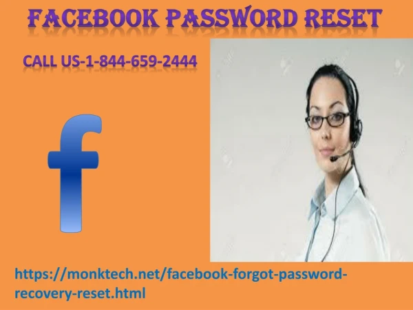 What is Facebook Password Reset? Know the steps 1-844-659-2999