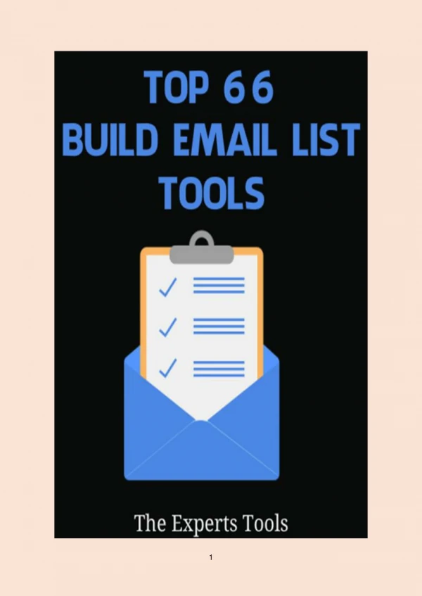 Top 66 Build Email List Tools