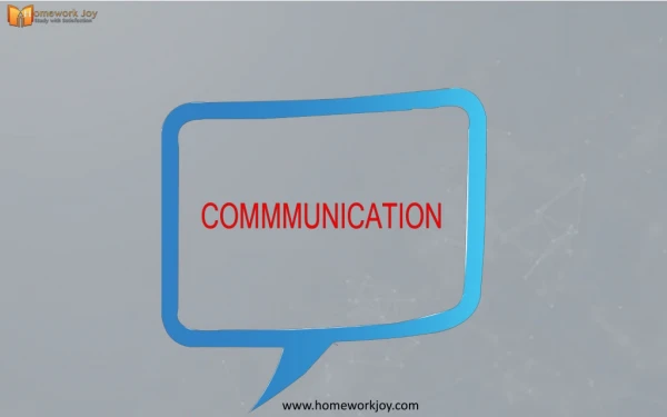All about the study of Communication