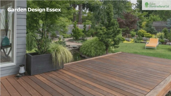 Garden Design Essex - EdenHorticultural