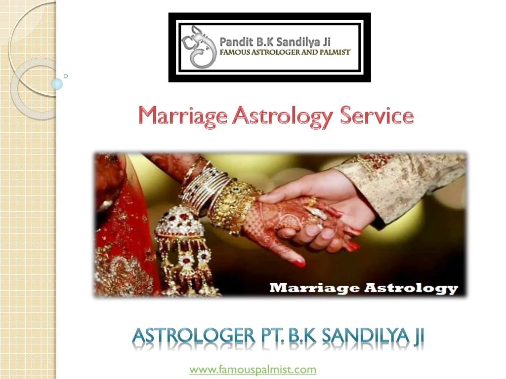 marriage astrology service