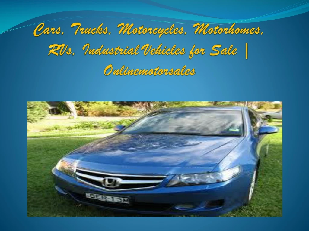 cars trucks motorcycles motorhomes rvs industrial vehicles for sale onlinemotorsales