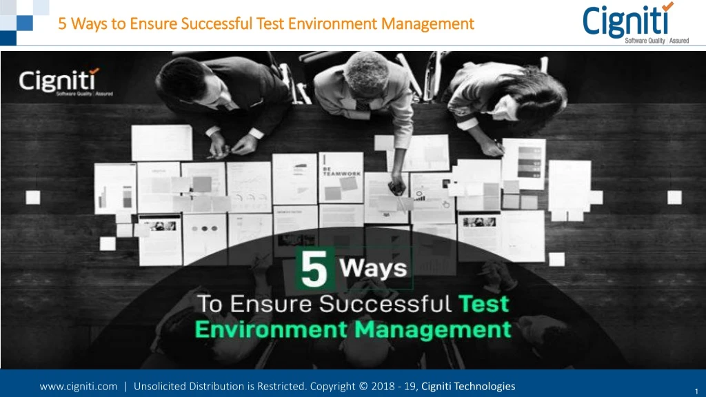 5 ways to ensure successful test environment