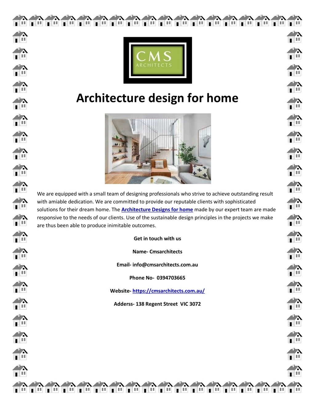 architecture design for home