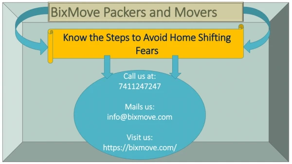 Know the Steps to Avoid Home Shifting Fears