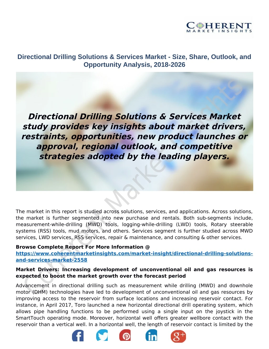 directional drilling solutions services market