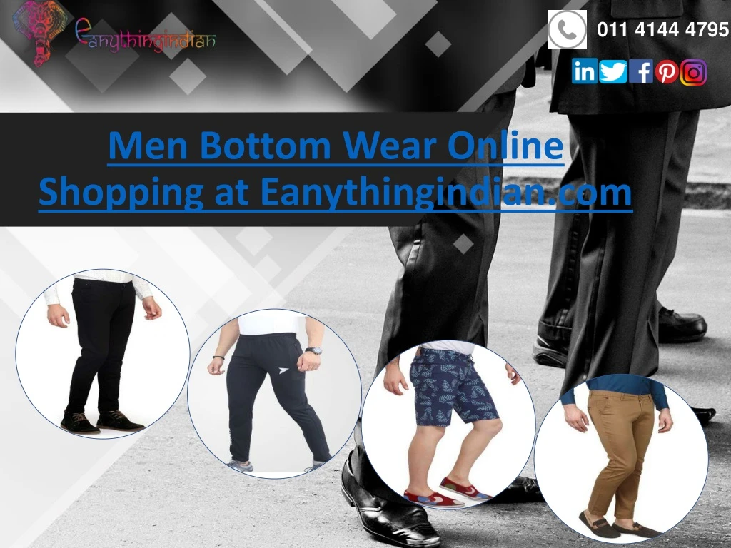 men bottom wear online shopping at eanythingindian com