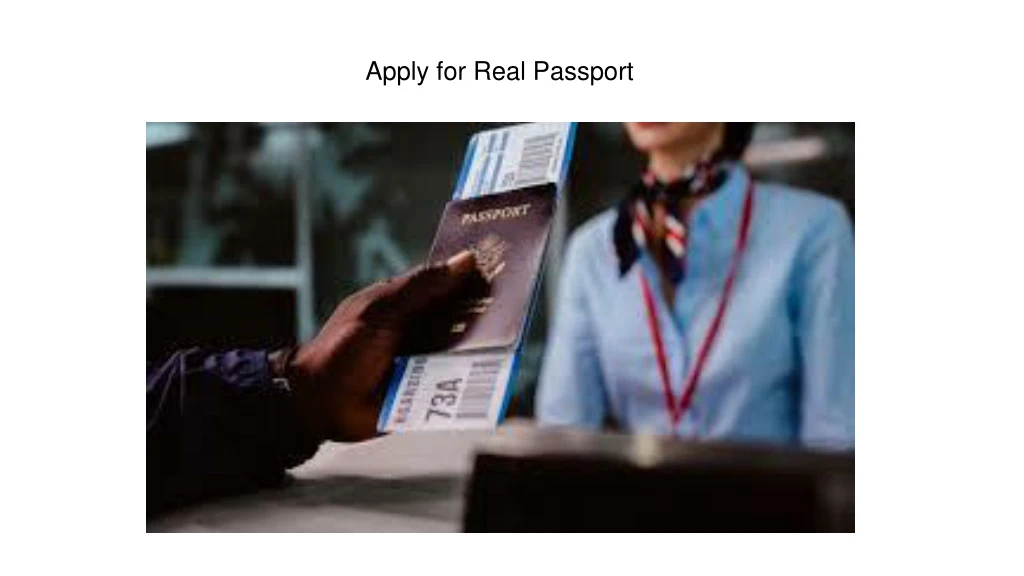 apply for real passport