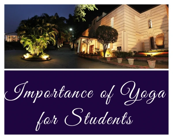 Importance of Yoga for Students
