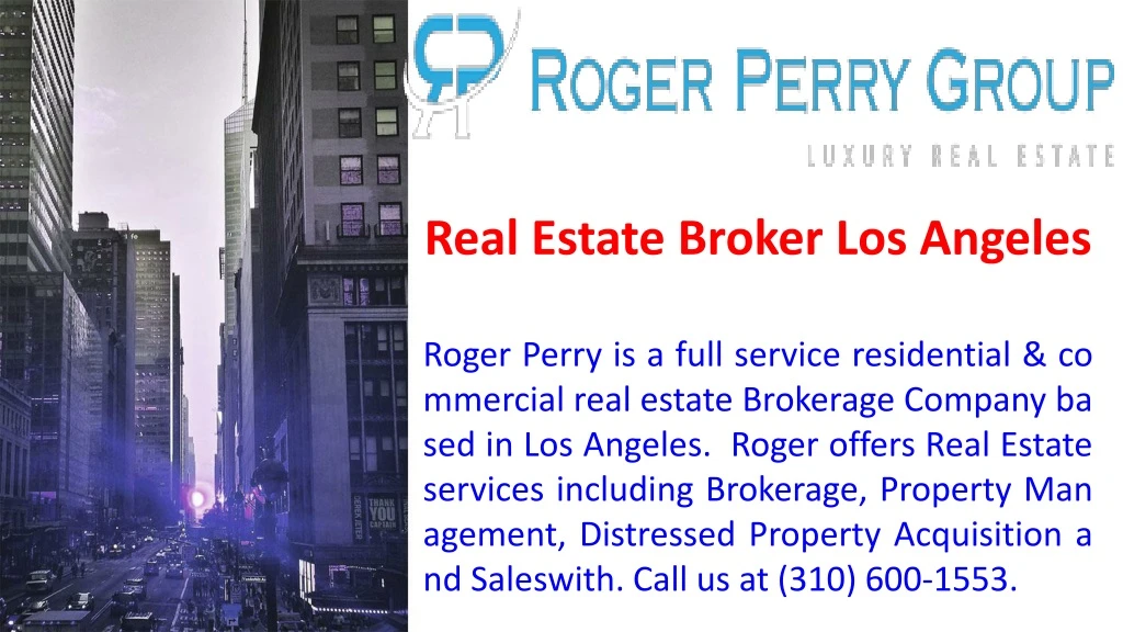 real estate broker los angeles