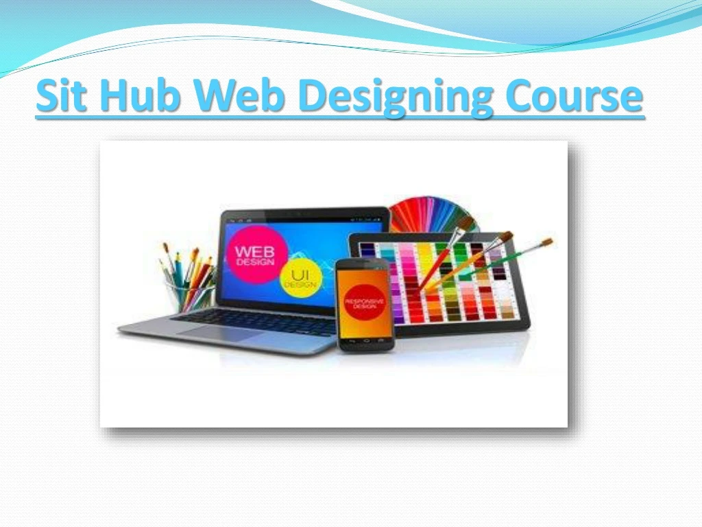 sit hub web designing course