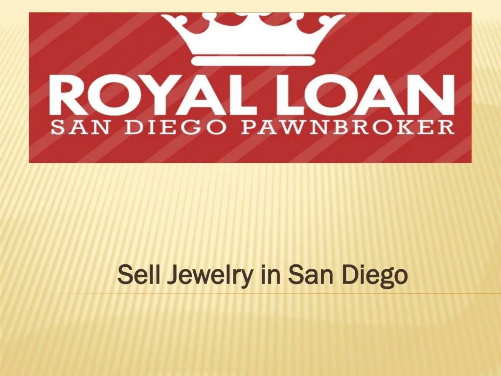 sell jewelry in san diego