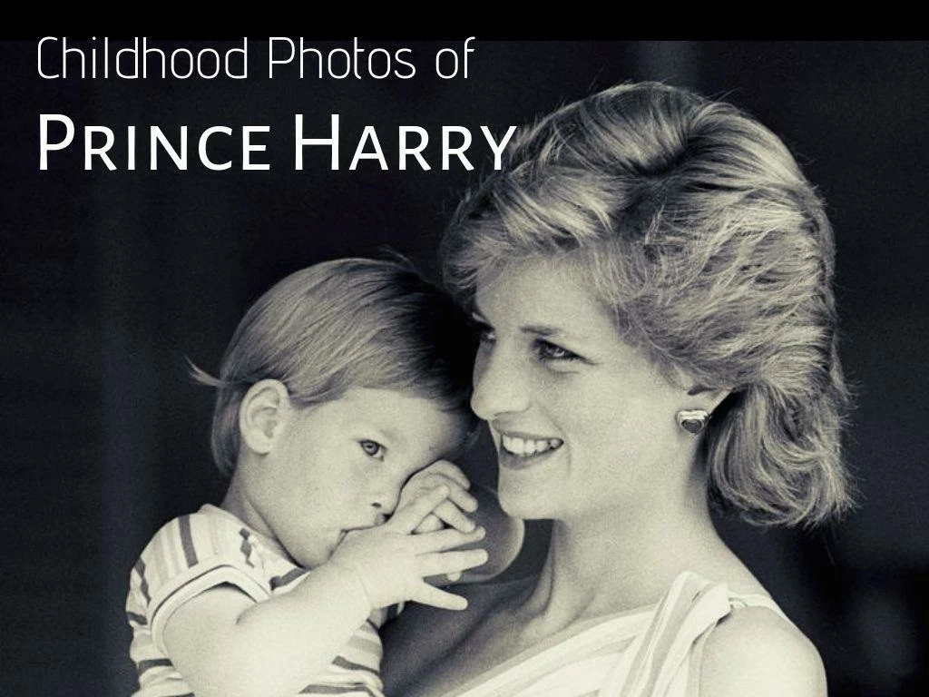 childhood photos of prince harry