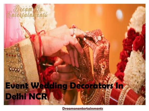 Event wedding Decorators in delhi ncr