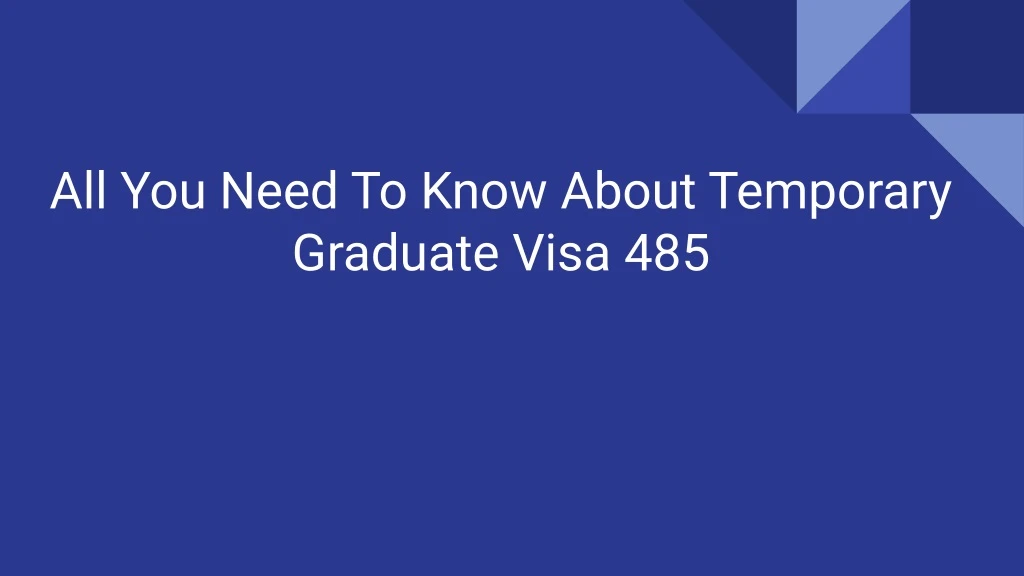 all you need to know about temporary graduate