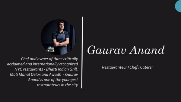 Best Wedding Catering Services Provider in NY - Gaurav Anand