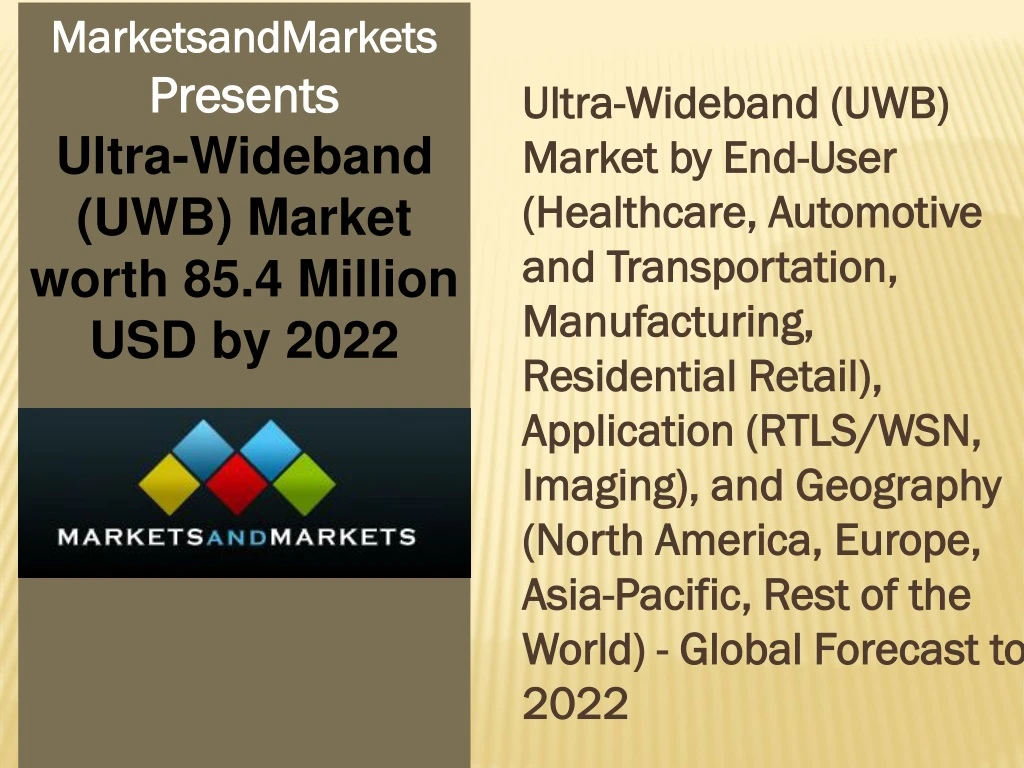 marketsandmarkets presents ultra wideband