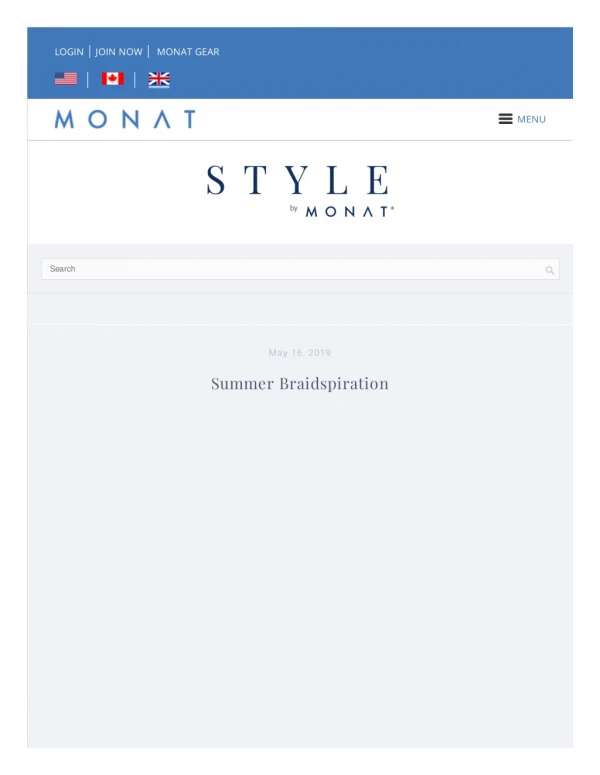 Summer Braidspiration MONAT Global UK